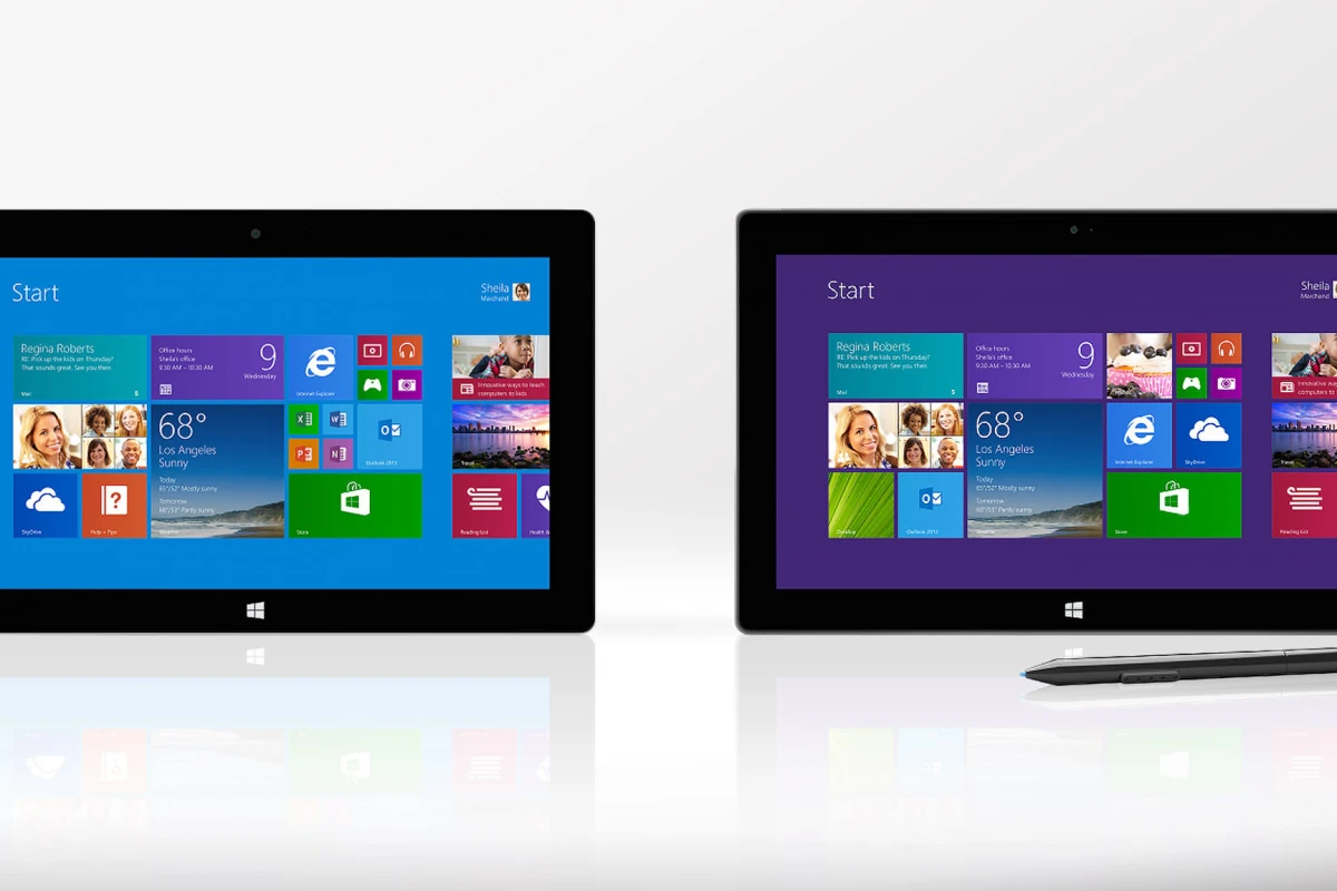 Gizmag compares the features and specs of the Microsoft Surface 2 (left) and Surface Pro 2