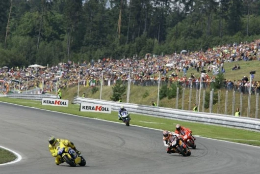 In the latter stages of the race Alex Barros came into calculations for a podium before fading to fourth