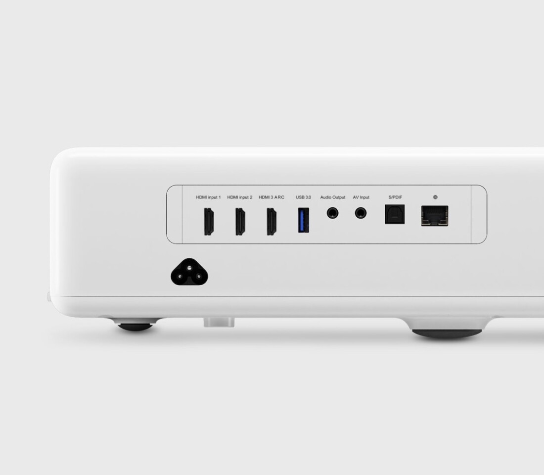 Multiple HDMI, USB and optical ports on the Xiaomi Mi Projector
