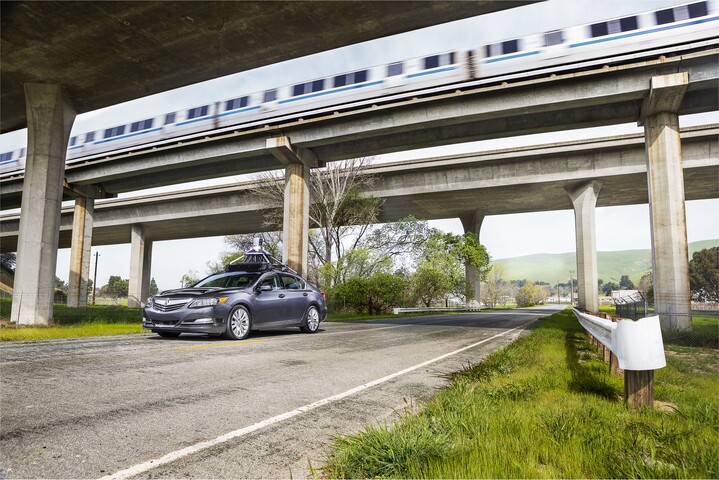 2015 Acura RLX automated research vehicle