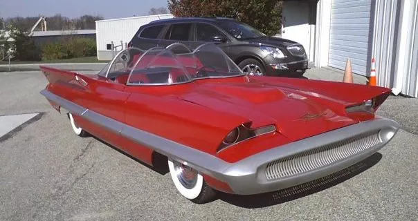 The Lincoln Futura Concept car as it appeared in the 1959 movie "It Started with a Kiss"