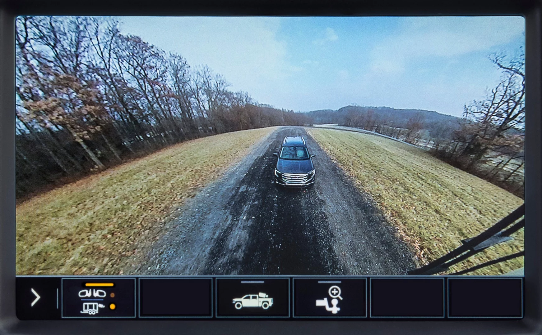Trailer-mounted camera view