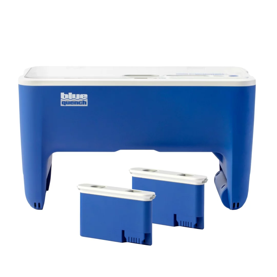 Qooler with removable batteries