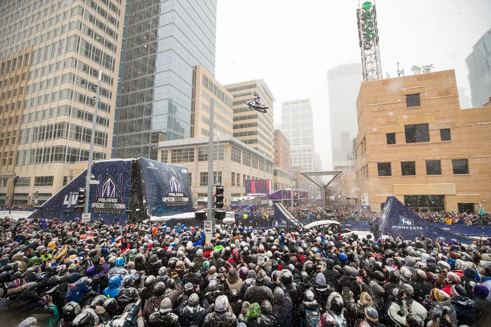 A sizeable crowd turned out for UpsidedownTown