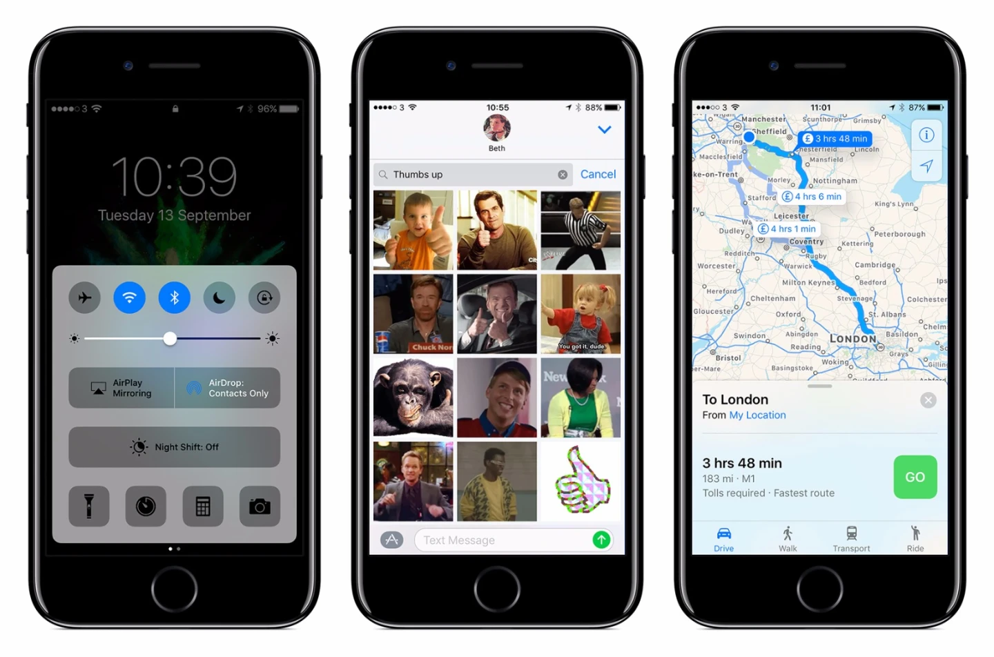 If you use Apple's apps a lot, there's plenty to explore; if not, the lock screen and Control Center are perhaps the biggest tweaks