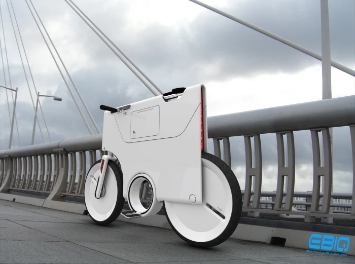 Not exactly cross-wind friendly, the Electric Bike Version 2