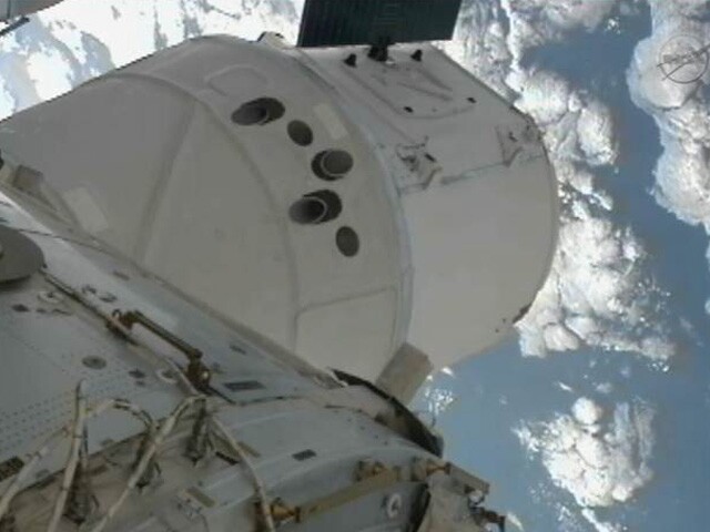 SpaceX's Dragon docked with the International Space Station (Photo: NASA)