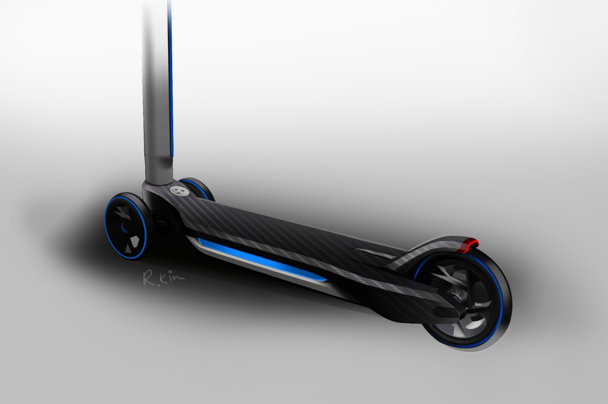 BMW's three-wheeled electric scooter