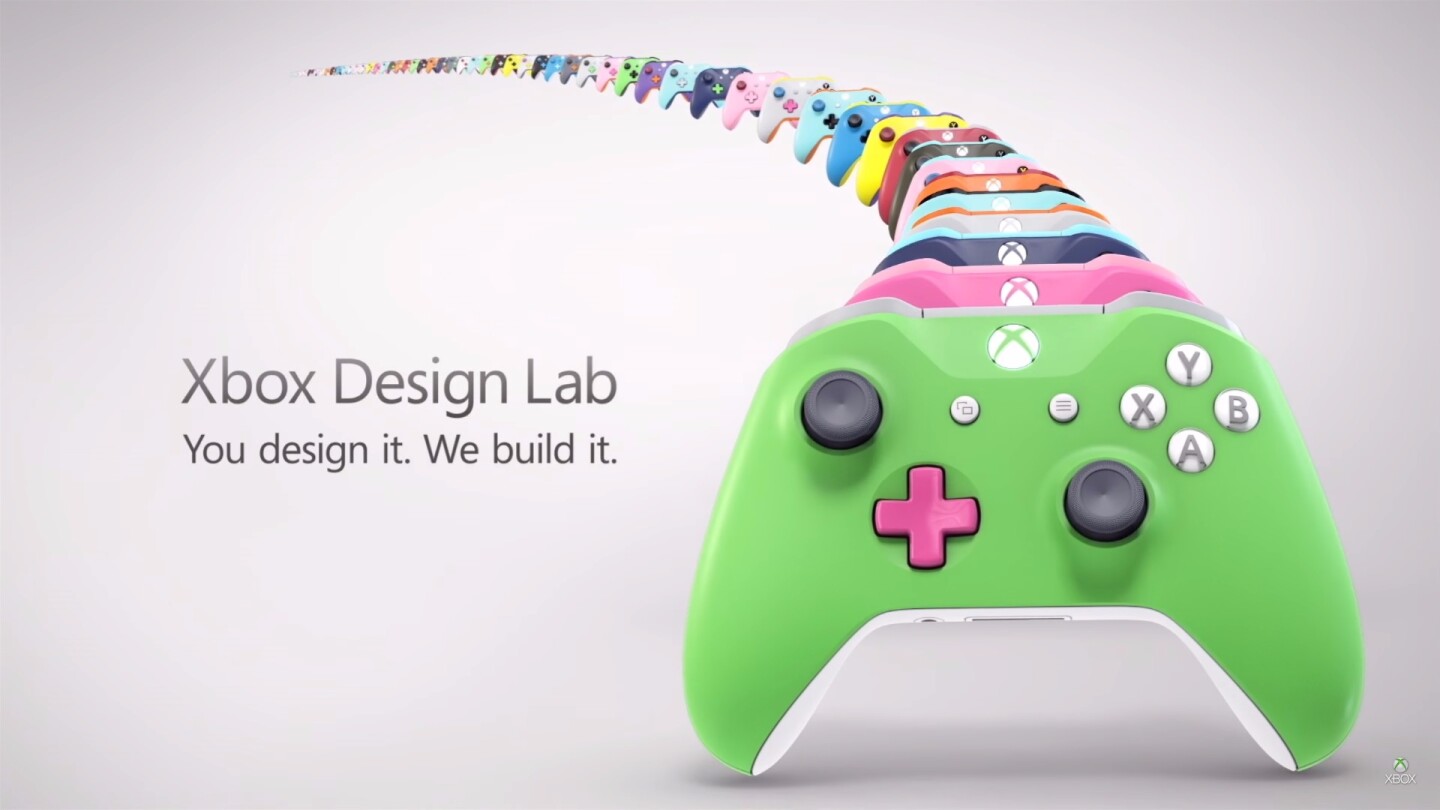 Microsoft will launch a new service letting users design their own controller with custom colors, and their gamertag printed along the front