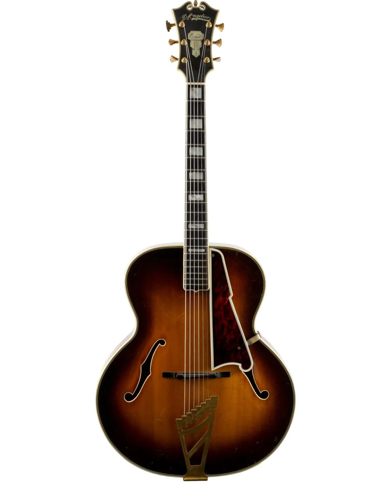 An original 1942 D'Angelico Excel, on which the USA Masterbuilt Excel is based
