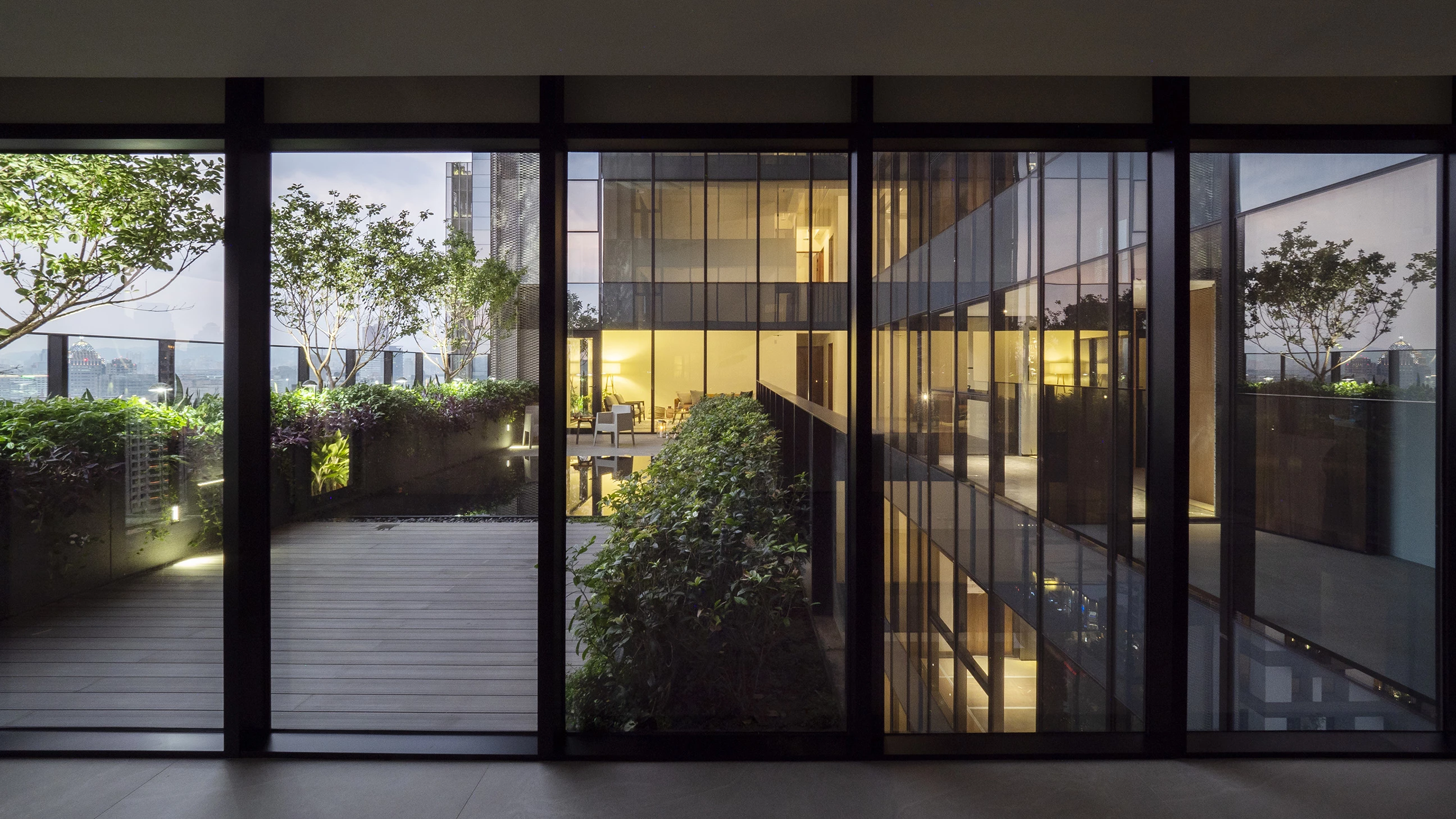 Sky Green's garden terraces are installed on every fifth floor