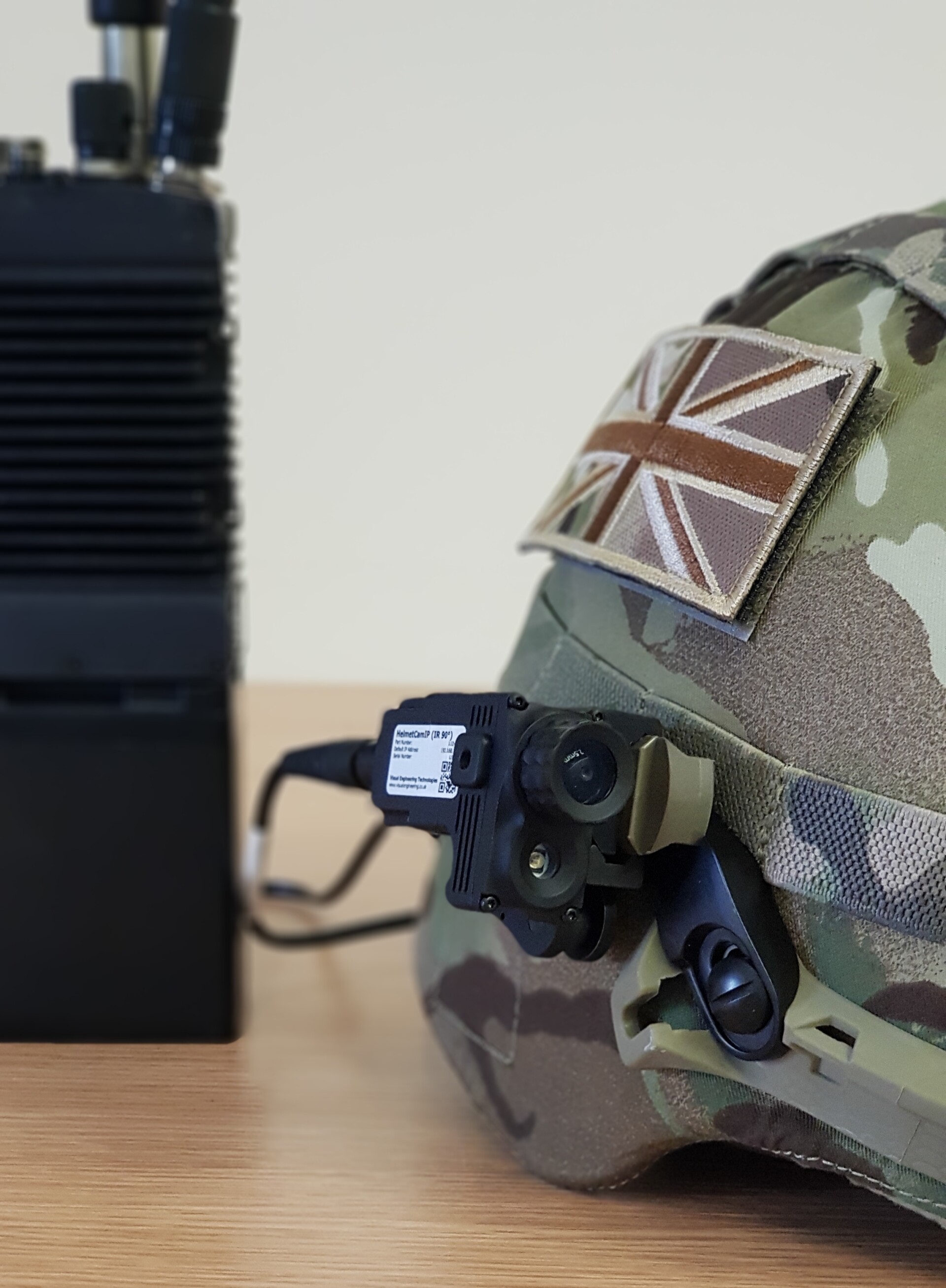 Royal Marines test networked helmetmounted video camera