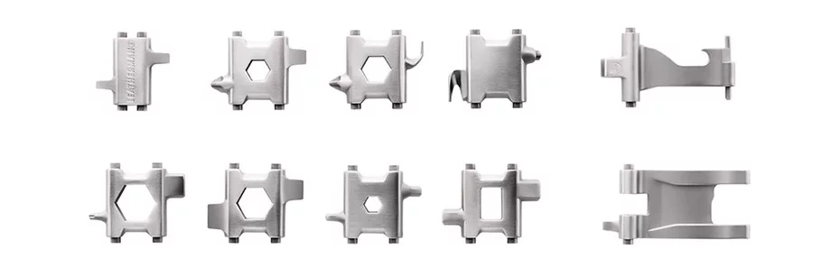 The Tread's tools are built into the links