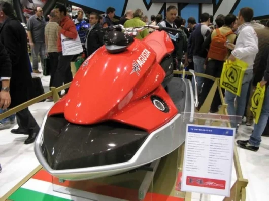 Ladies and gents, ahem, the world's fastest and most expensive PWC, the F4 Interceptor