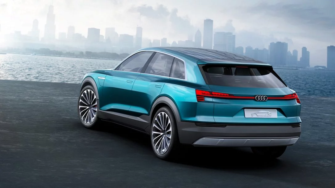 There's only seating for four, but the e-tron quattro offers plenty of luggage space