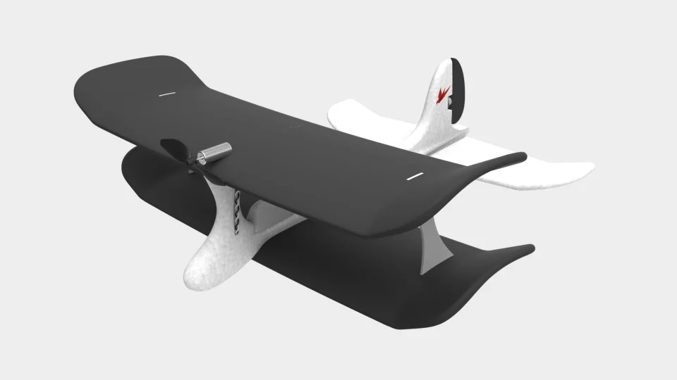 The SmartPlane can stay aloft for up to 30 minutes - with plenty of soaring and gliding