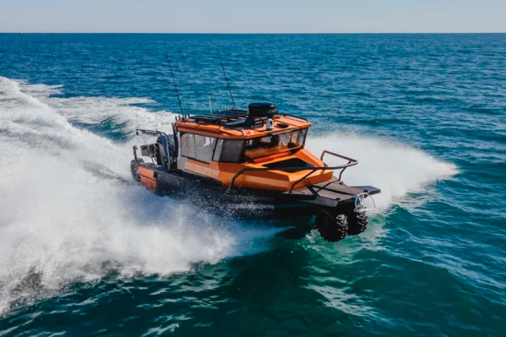 Unlike other amphibious cars and campers, the StabiX 250UC is a proper boat ready to open things up on the water