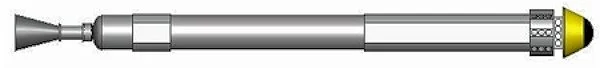 Interorbital Systems' Common Propulsion Module, having a thrust of 6000 pounds using storable liquid fuel and oxidizer