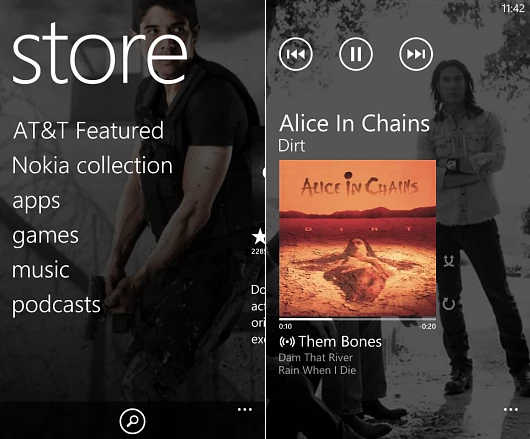 Xbox music is part of Windows phone store and is one of the better music stores out there