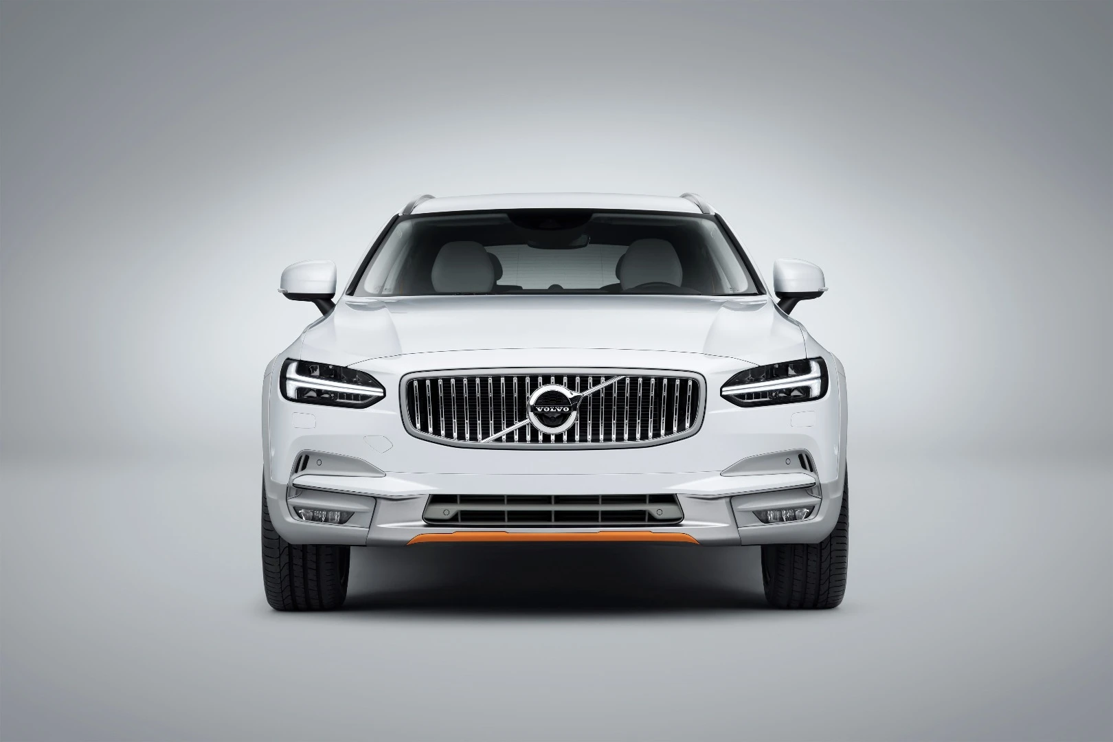 Front view of the V90 Cross Country Volvo Ocean Race