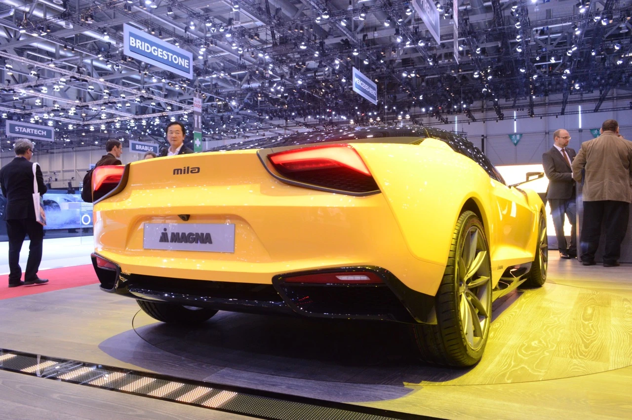 The Magna MILA Plus at the Geneva Motor Show (Photo: CC Weiss/Gizmag)