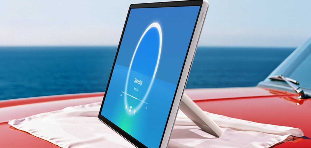 Samsung's battery-packing smart TV is made to move