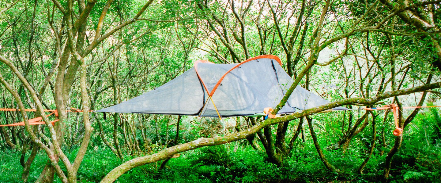 The tree tents are positioned in six different locations at Kudhva