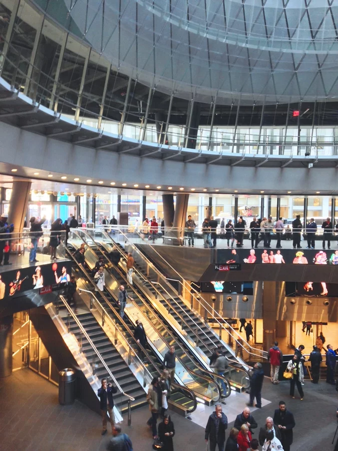 The Fulton Center is designed to be open and bright (Photo: Leimbach/Grimshaw)
