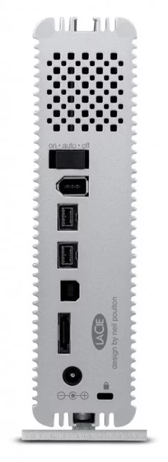 The rear of the LaCie Big Disk Network