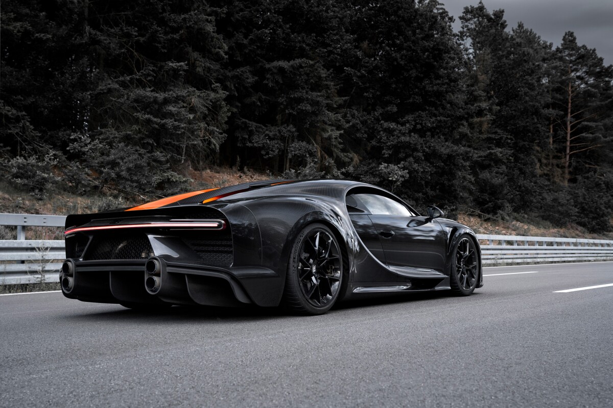 The Bugatti Chiron Super Sport 300+ is just like a Chiron, but lots faster