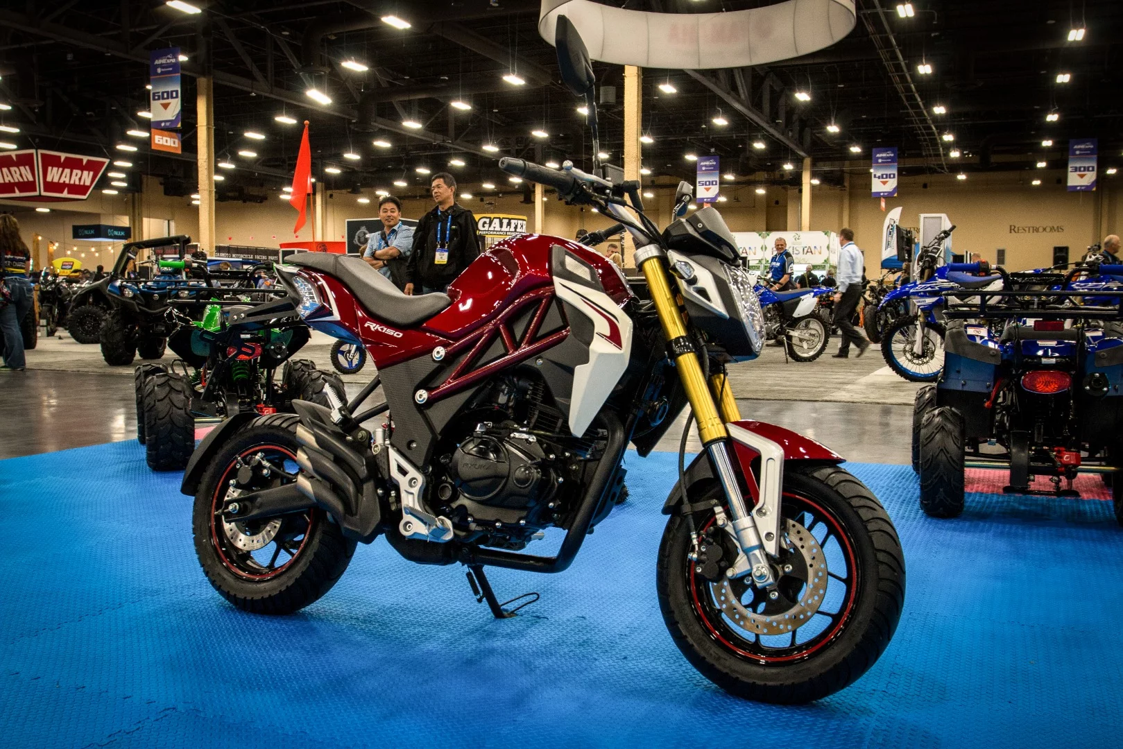 Zongshen's Ryuka 150: takes some design cues from the Benelli TnT125.