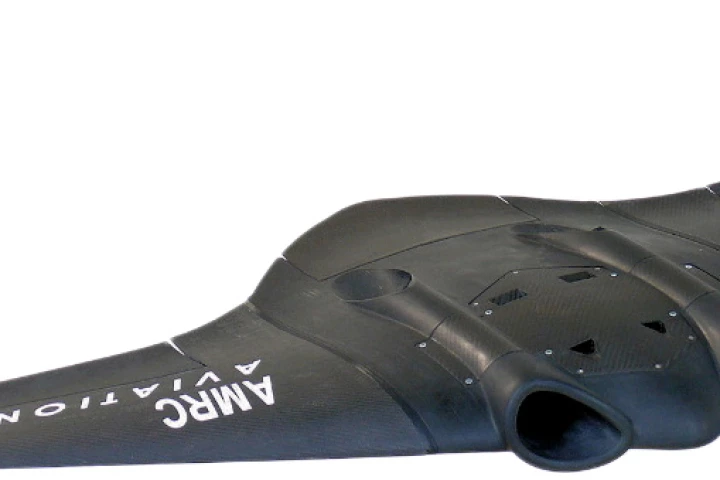 It may look like a flying manta ray, but this is actually the University of Sheffield's latest UAV