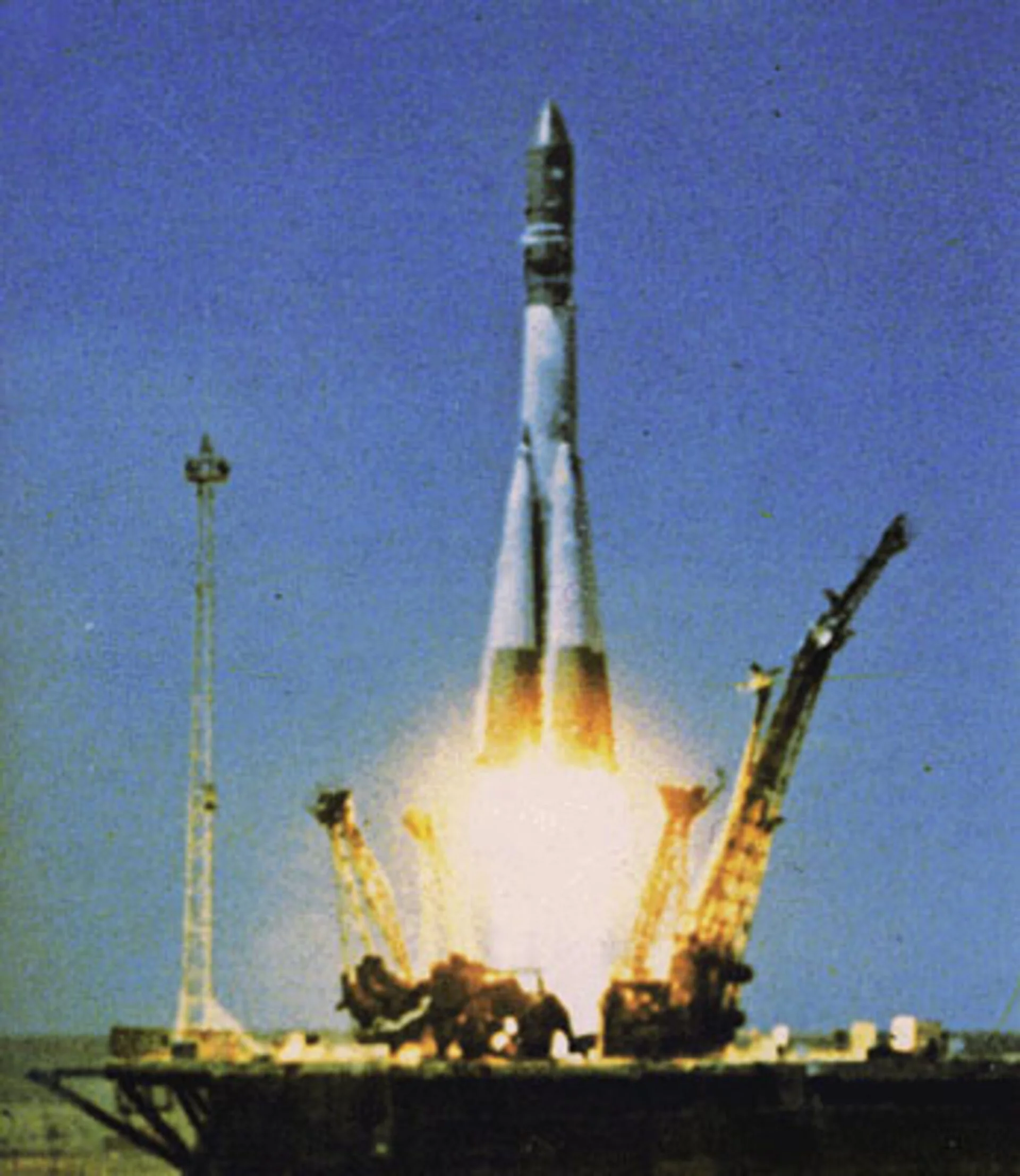 Vostok 1 lifting off