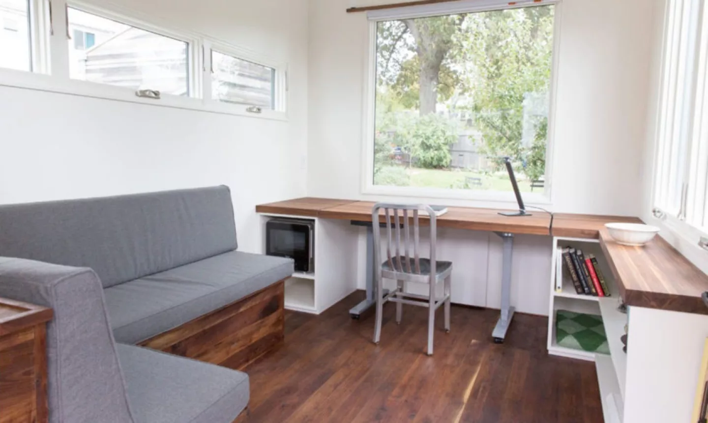 Tiny office on wheels lets you park up and work