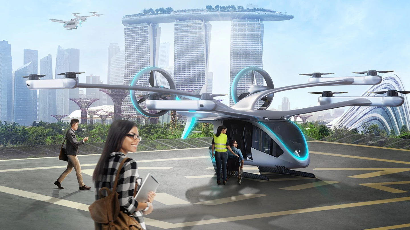EmbraerX eVTOL air taxi concept