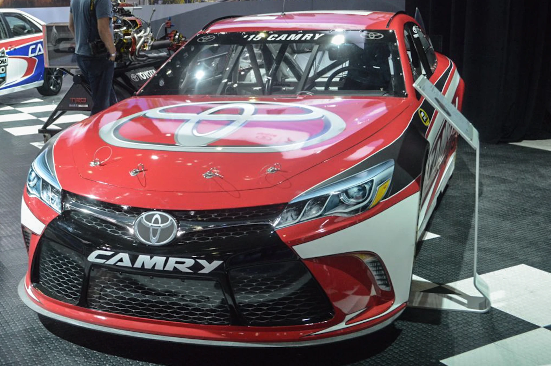 The Camry Cup Car is powered by a 725-hp V8 engine (Photo: C.C. Weiss/Gizmag)