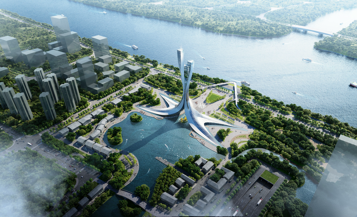 The Xiangjiang Gate will be located in Hunan, China