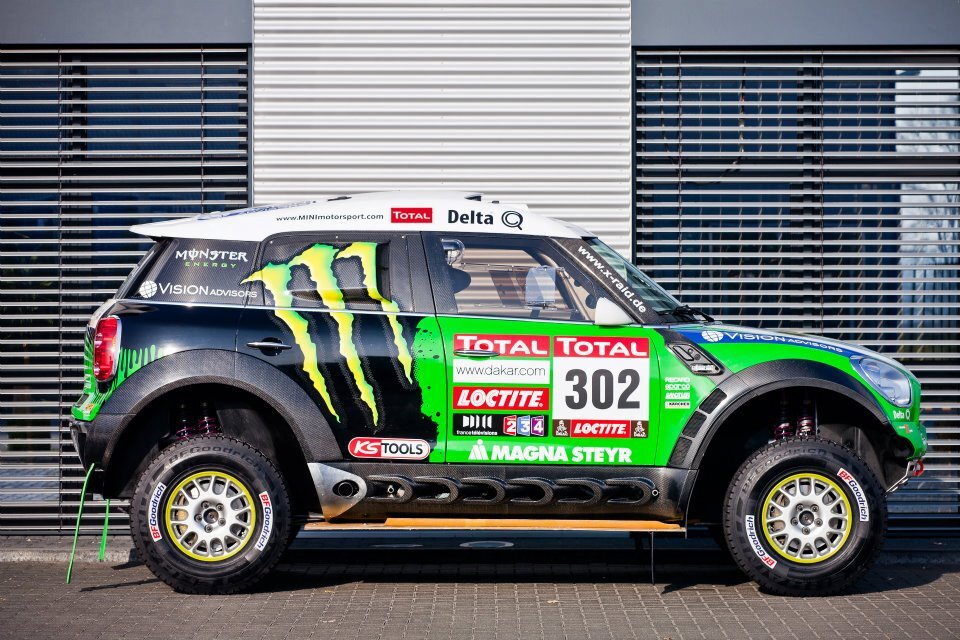 The winning MINI ALL4 Racing