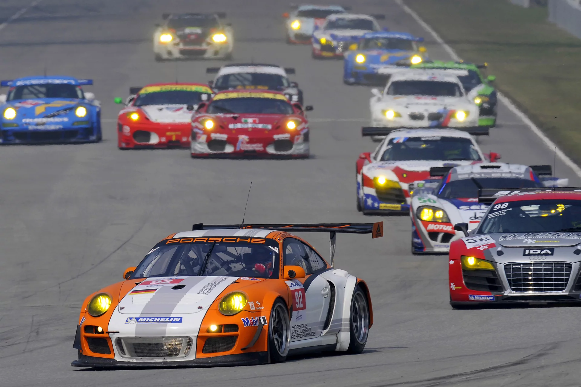 The 911 GT3 R Hybrid in Zuhai last week.