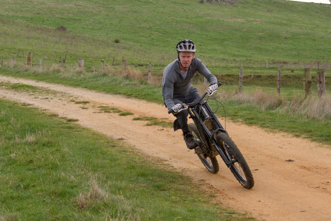 With a top speed in excess of 80 km/h, the Stealth Bomber has our Editor a little concerned through corners