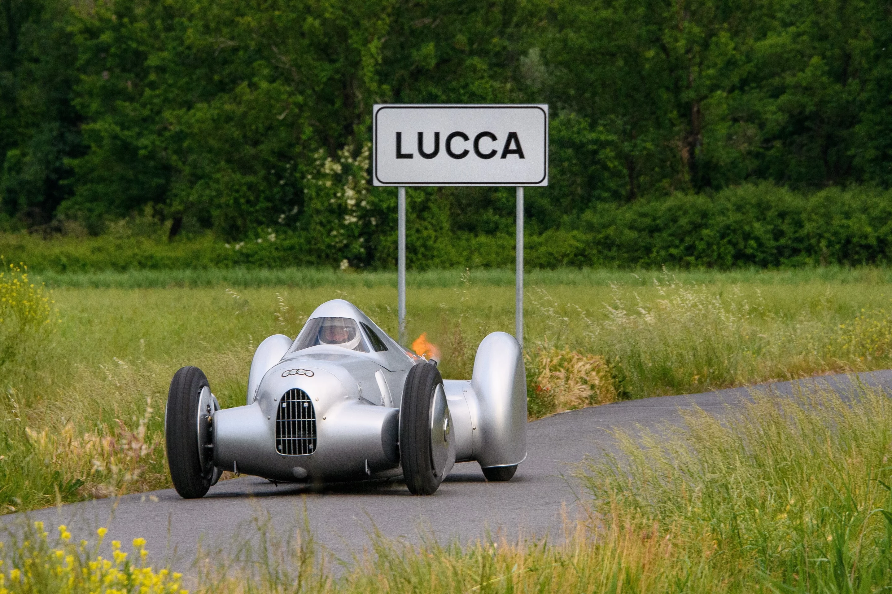 The Auto Union Lucca is a one-off recreation of a 1935 record breaker