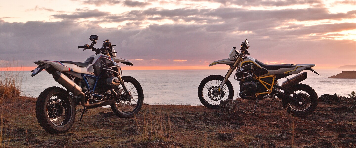 The two existing Touratech R1200GS Rambler prototypes