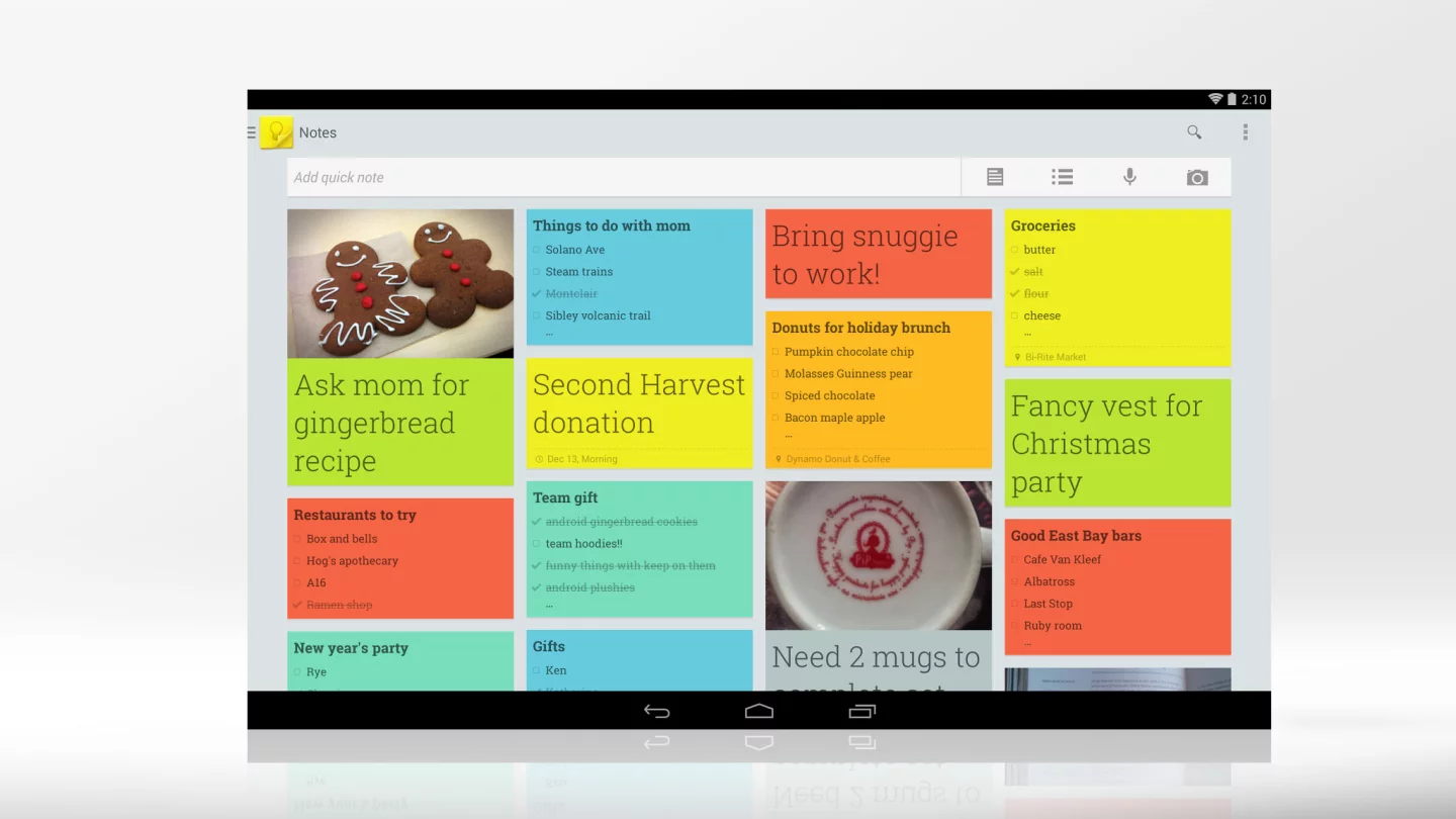 Google Keep is the search giant's Evernote rival