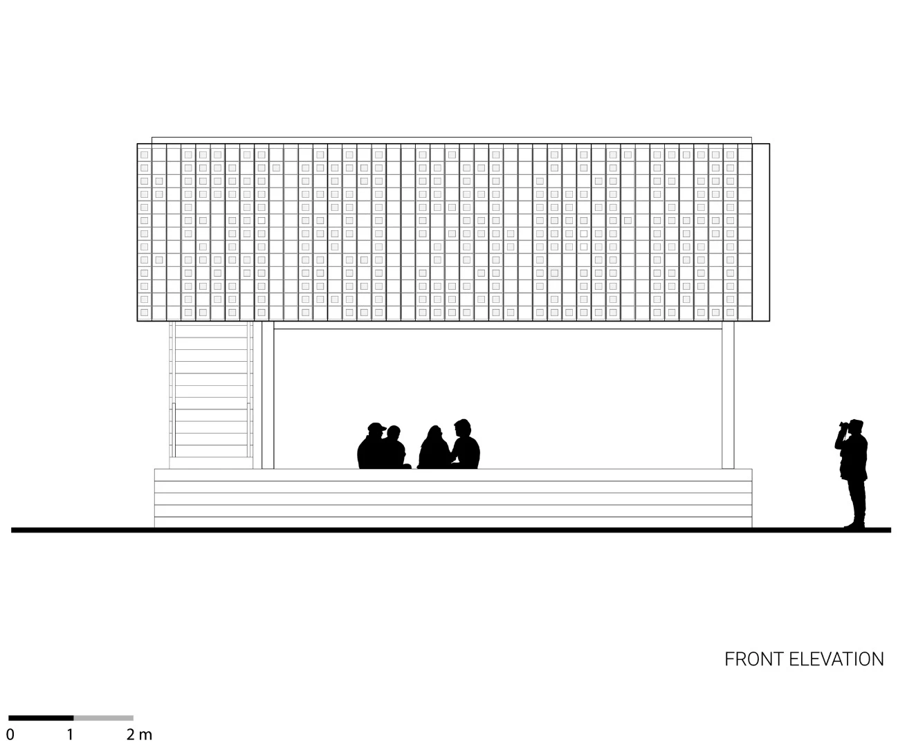 Architectural drawing of the project