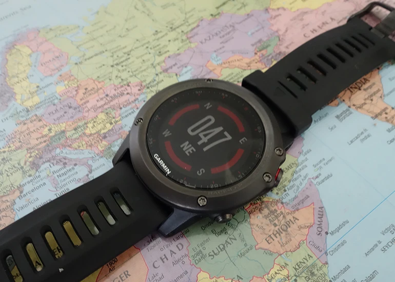 The compass mode is another way of getting your bearings (Photo: David Nield/Gizmag.com)