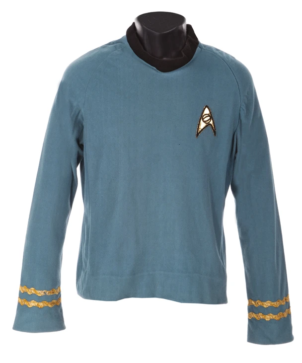 Leonard Nimoy's Spock tunic from Star Trek: The Original Series went for $84,000