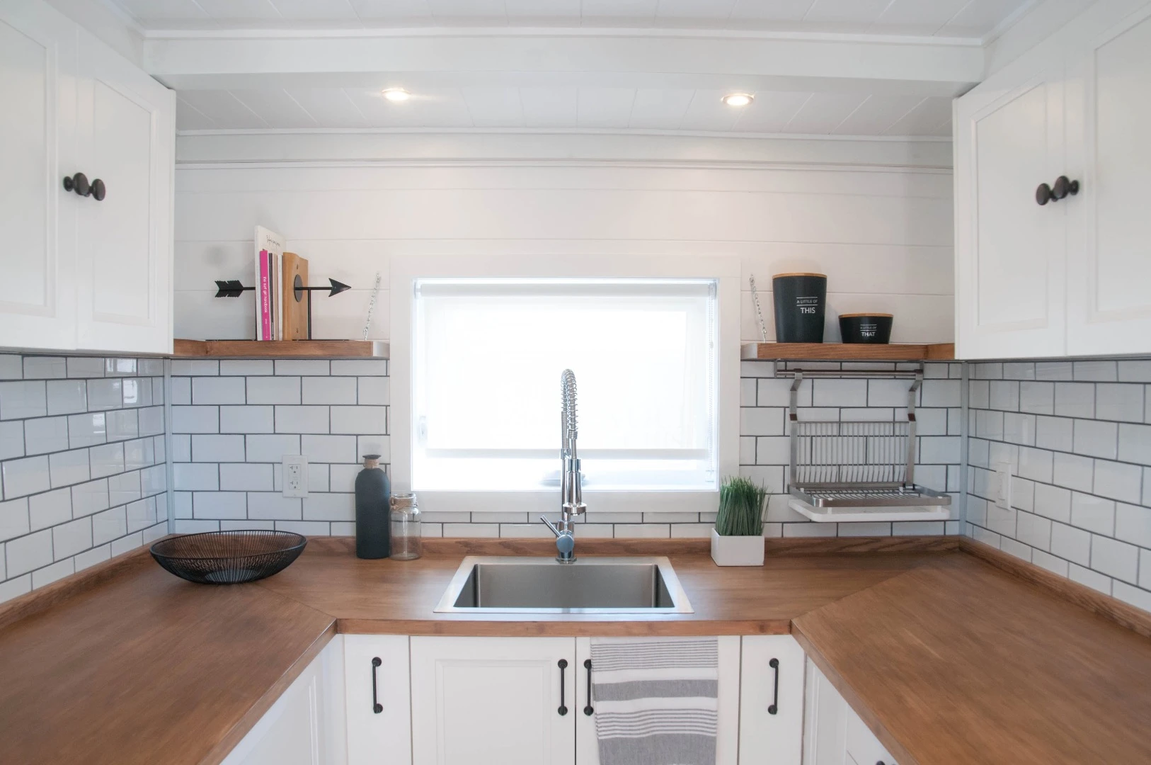 The Eucalyptus' kitchen includes bamboo countertops