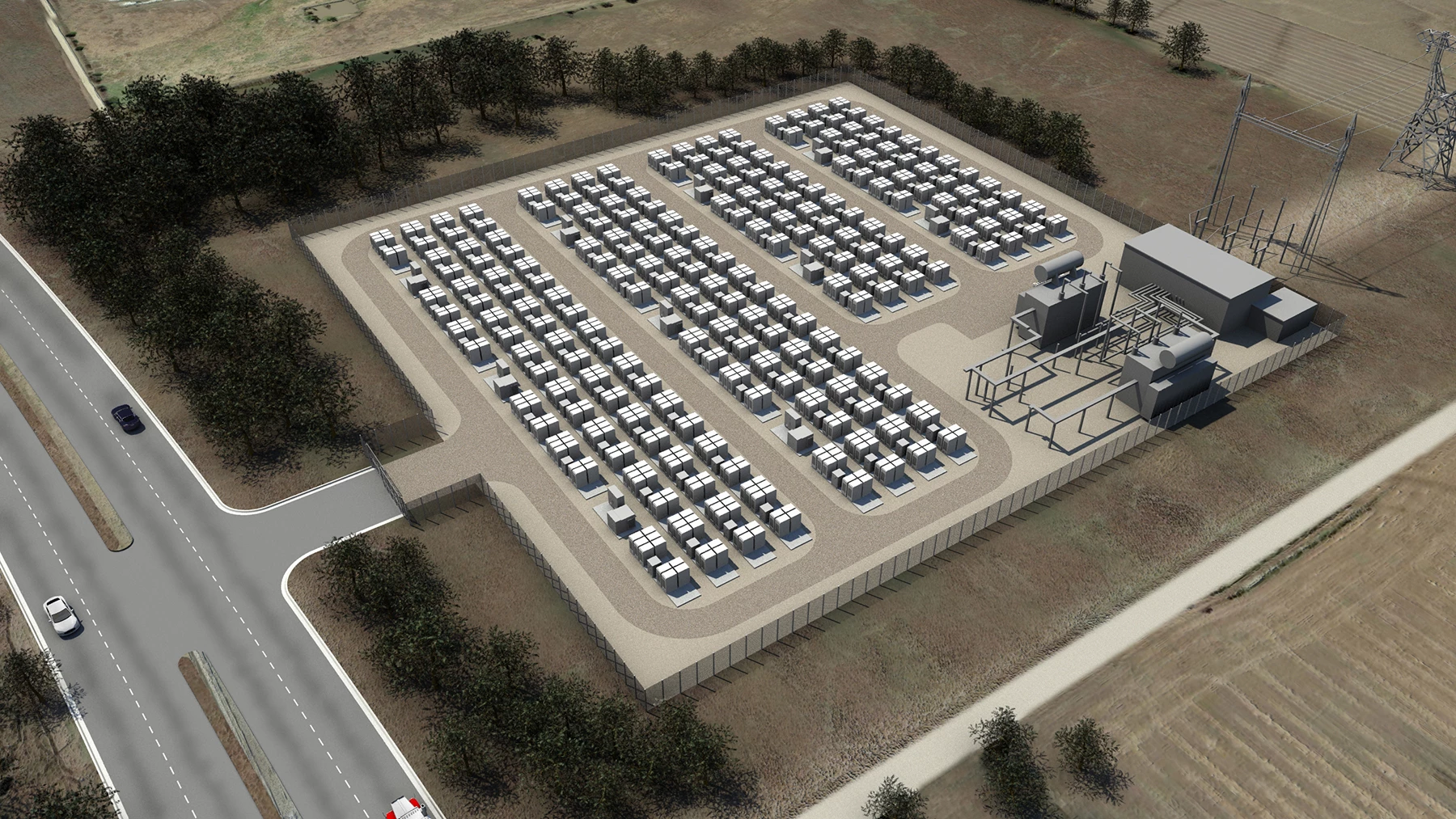The Tesla energy storage system for utilities starts at 100 kWh and is easily scalable