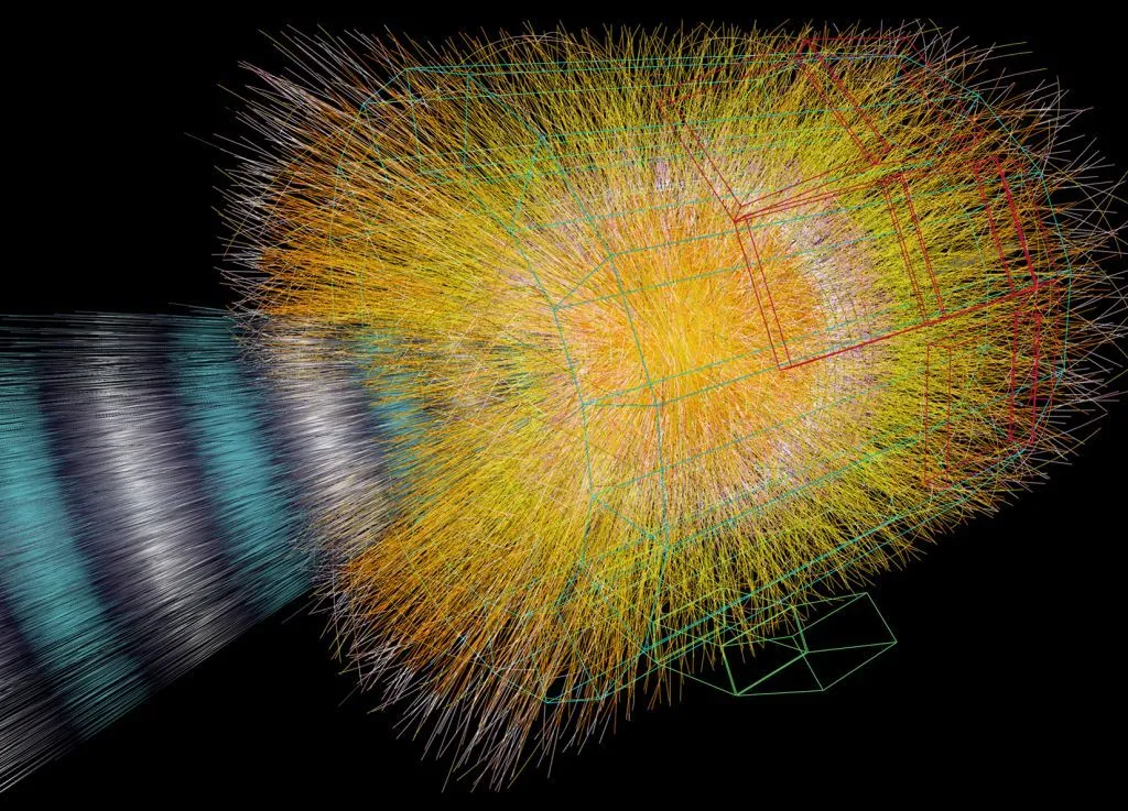 Simulated lead-lead collisions in ALICE
