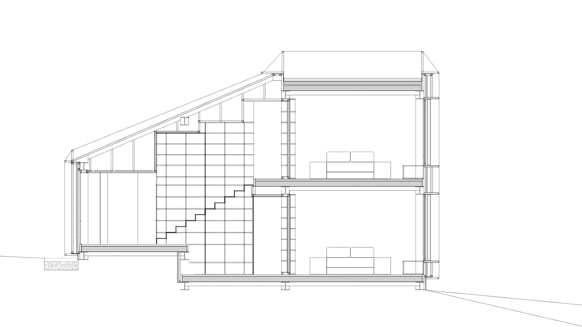 Architectural plans of the Espinar House (Image: Miguel de Guzmán)